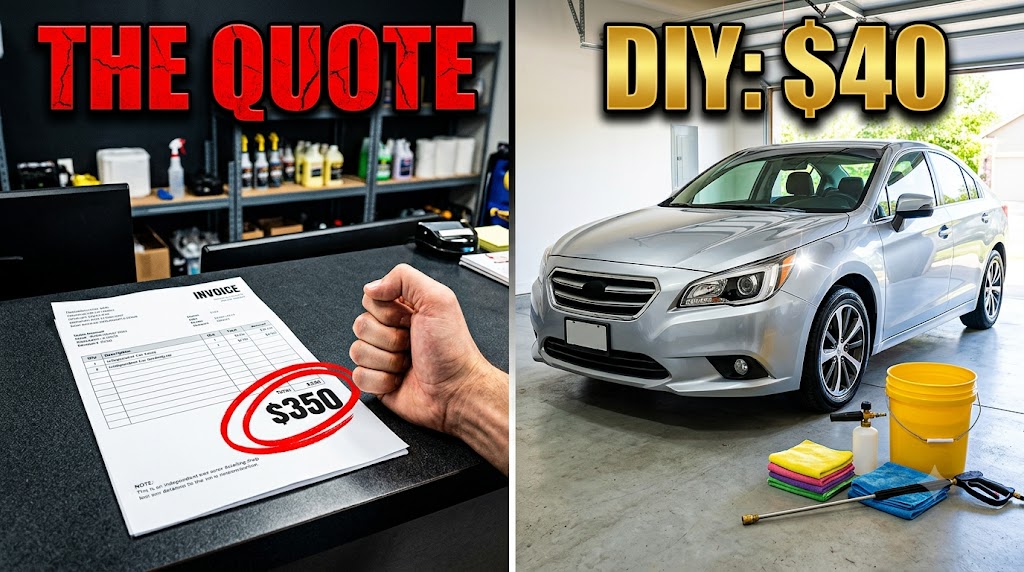 Car detailing price calculator tool