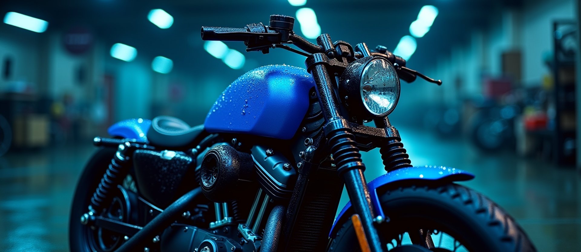 Moto azul — Navera97